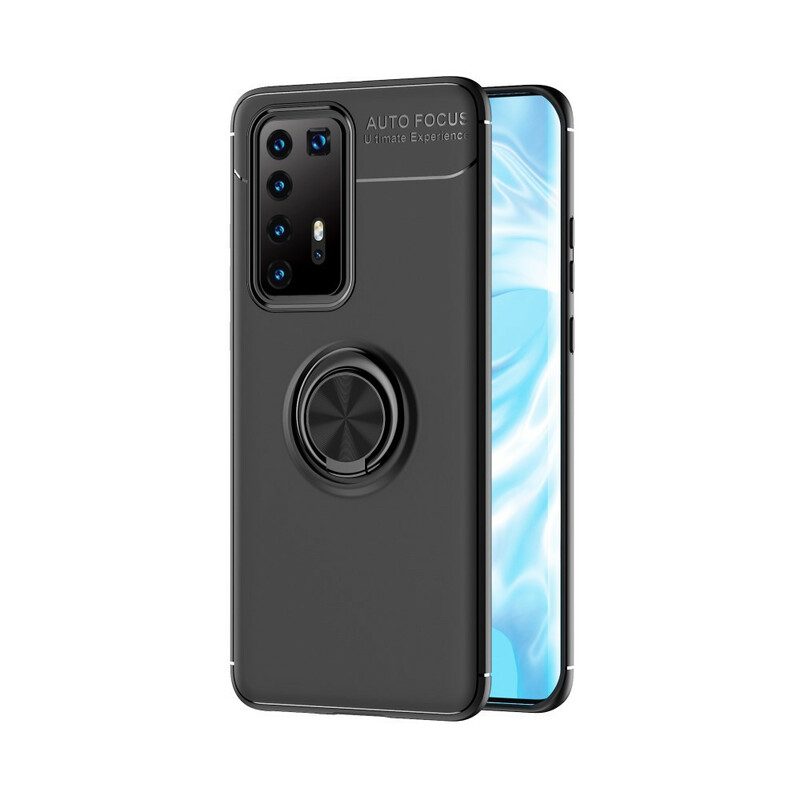 Hoesje voor Huawei P40 Pro Plus Roterende Ring