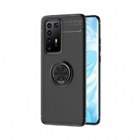 Hoesje voor Huawei P40 Pro Plus Roterende Ring