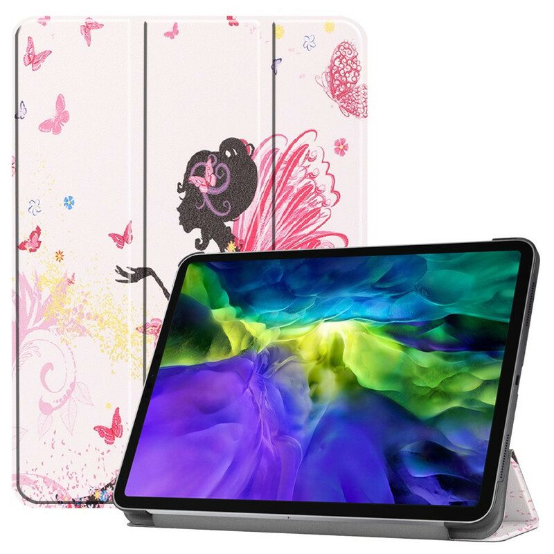 Bescherming Hoesje voor iPad Pro 11" (2020) Bloemenfee Kunstleer