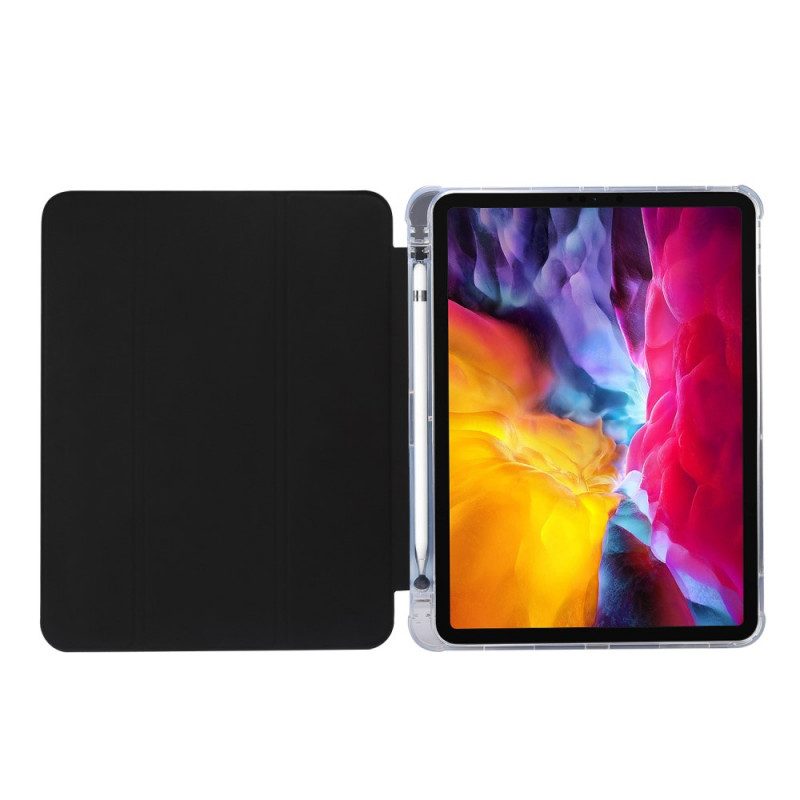 Bescherming Hoesje voor iPad Pro 11" (2020) Kunstleer En Transparante Achterkant