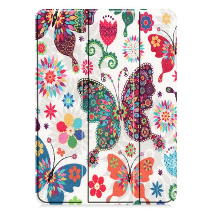 Bescherming Hoesje voor iPad Pro 11" (2020) Retro Vlinders En Bloemen