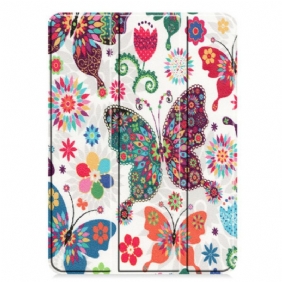 Bescherming Hoesje voor iPad Pro 11" (2020) Retro Vlinders En Bloemen