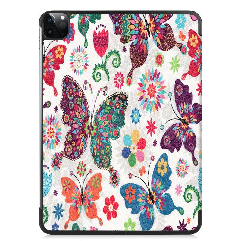 Bescherming Hoesje voor iPad Pro 11" (2020) Retro Vlinders En Bloemen