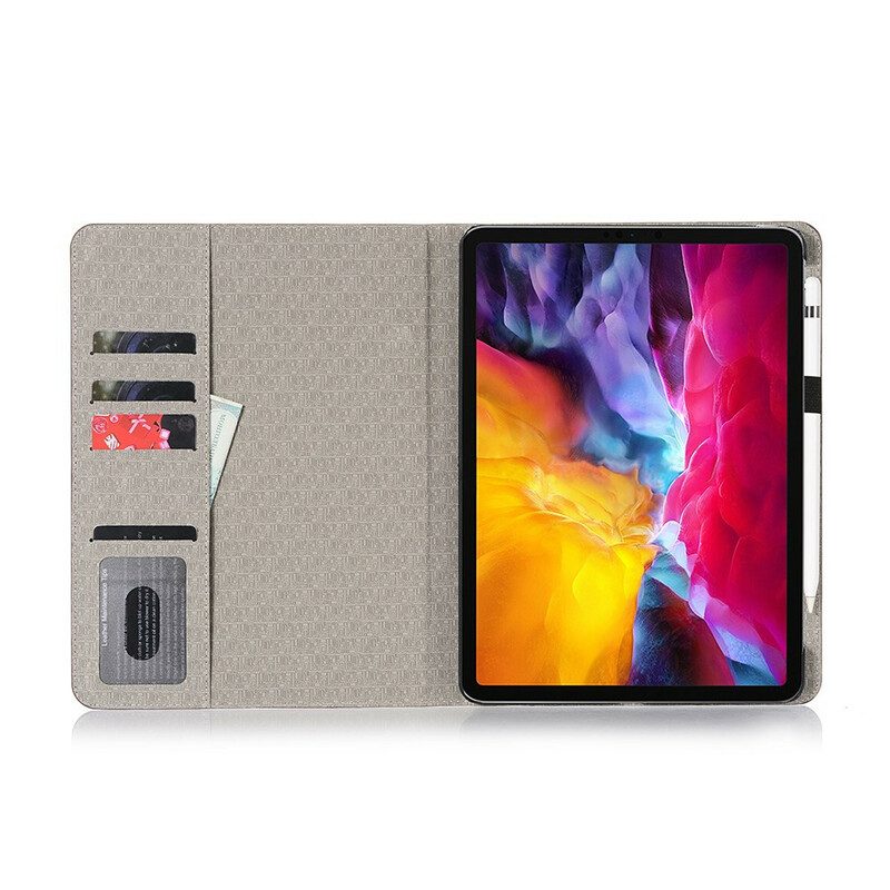 Case voor iPad Pro 11" (2020) Leer Splicing Cross Textuur