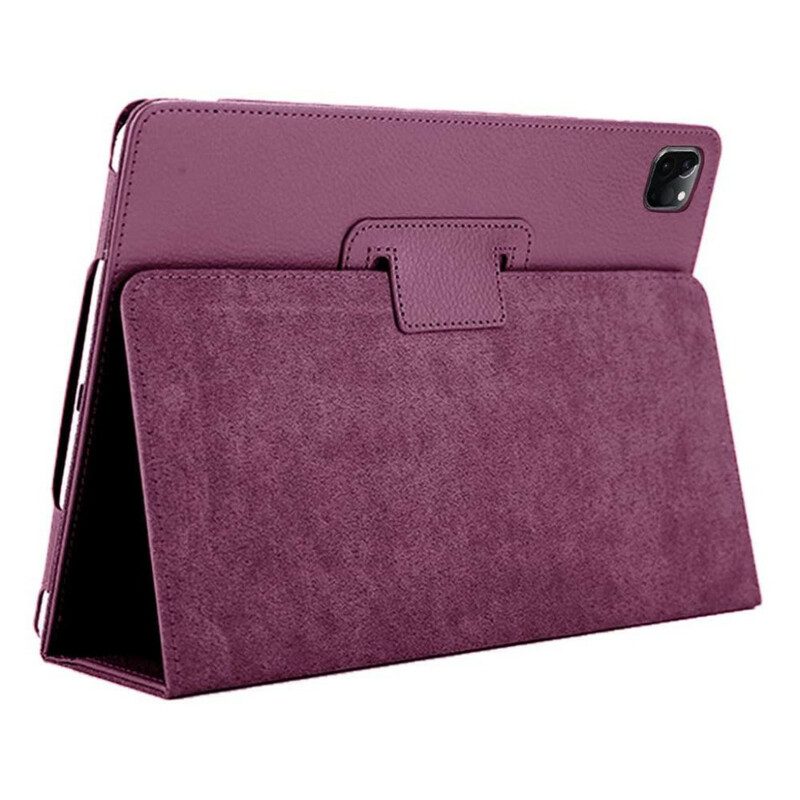 Cover voor iPad Pro 11" (2020) Litchi-huid Met Effectieve Ondersteuning