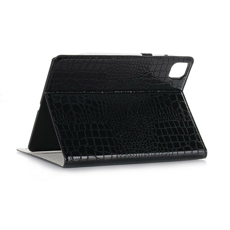 Cover voor iPad Pro 11" (2020) Monochroom Krokodillenleer