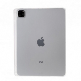 Hoesje voor iPad Pro 11" (2020) Transparante Siliconen Pennenhouder