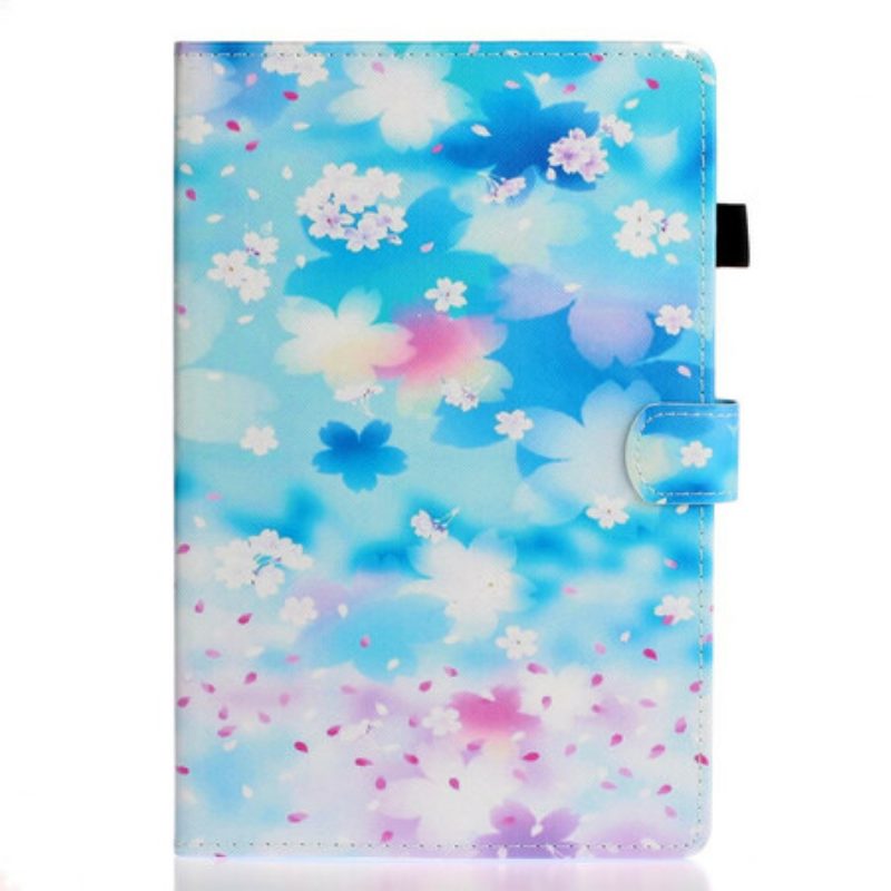 Leren Hoesje voor iPad Pro 11" (2020) Aquarel Bloemen