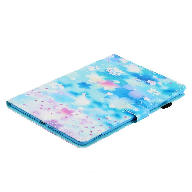 Leren Hoesje voor iPad Pro 11" (2020) Aquarel Bloemen