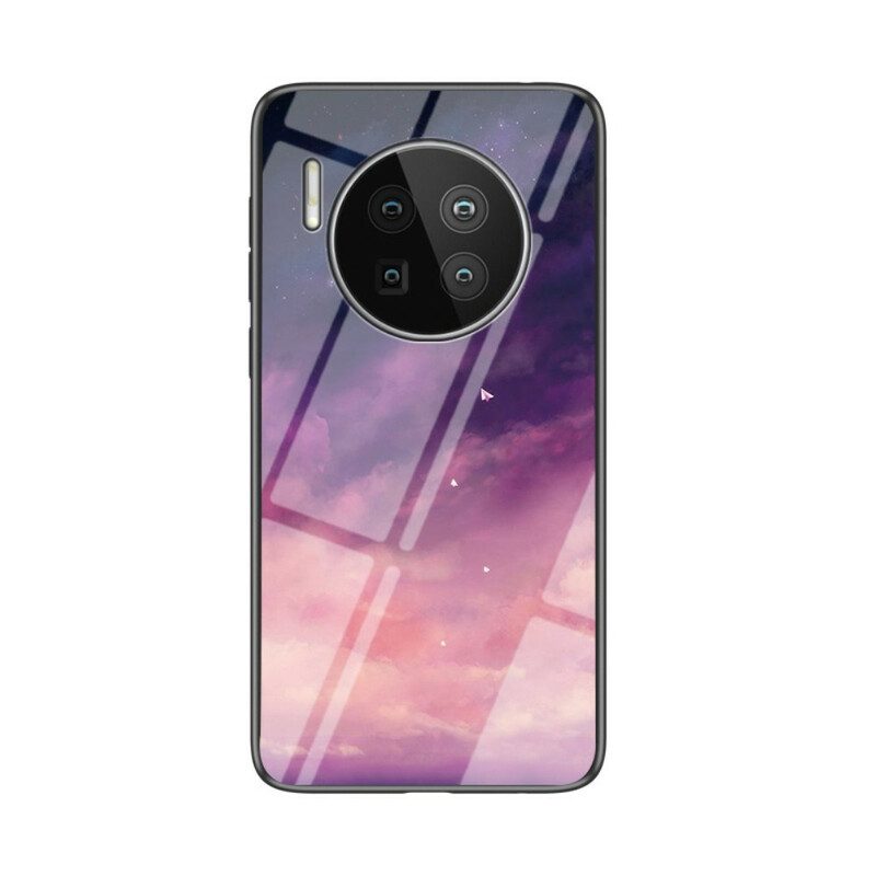 Hoesje voor Huawei Mate 40 Pro Gehard Glas In Volledige Kleur