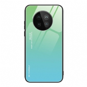 Telefoonhoesje voor Huawei Mate 40 Pro Gehard Glas Wees Jezelf