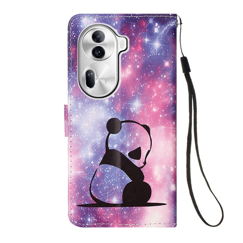 Bescherming Hoesje Oppo Reno 11 Pro 5g Babypanda Met Riempje