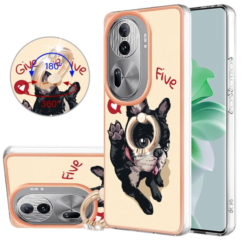 Case Hoesje Oppo Reno 11 Pro 5g Telefoonhoesje Hond Geef Mij Vijf