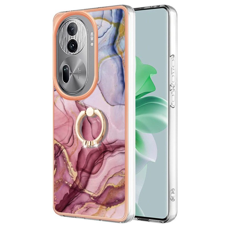 Case Hoesje Oppo Reno 11 Pro 5g Telefoonhoesje Marmeren Steunring