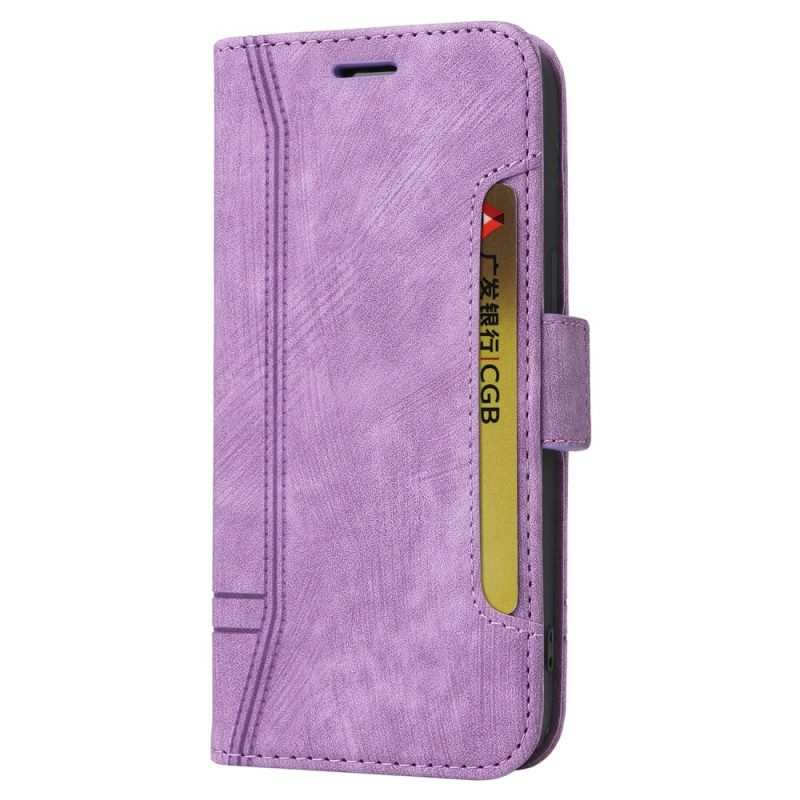 Flip Case Leren Oppo Reno 11 Pro 5g Betopnice Kaarthouder Vooraan