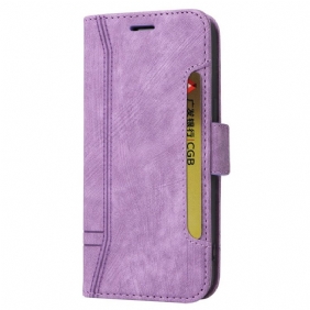 Flip Case Leren Oppo Reno 11 Pro 5g Betopnice Kaarthouder Vooraan