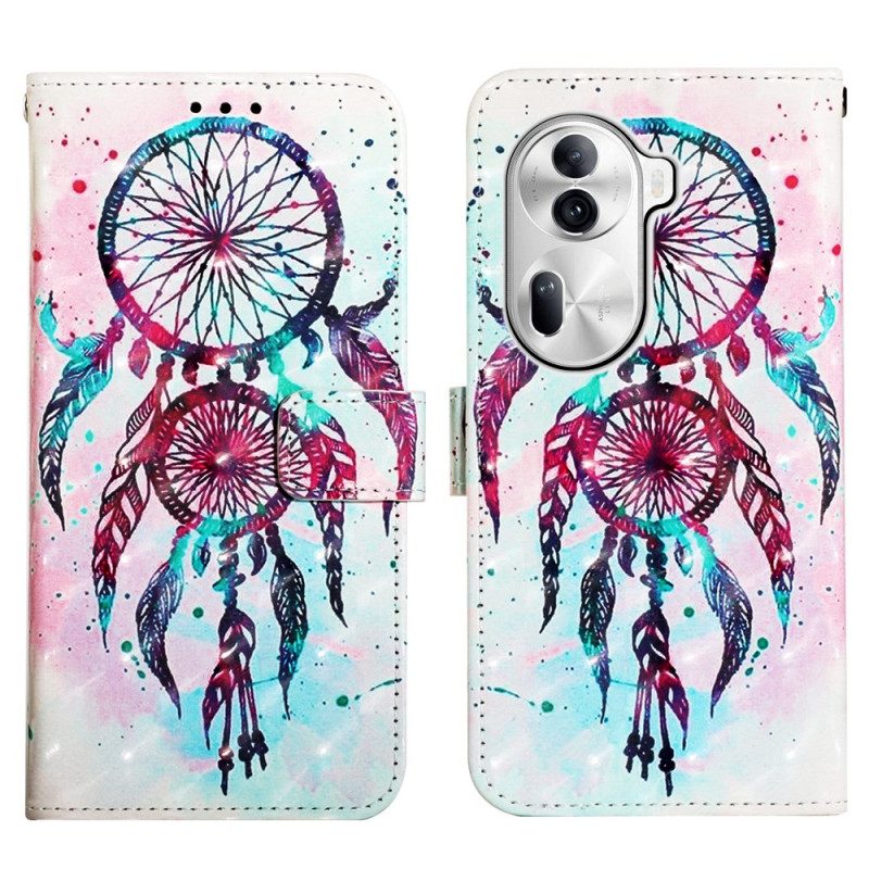 Flip Case Leren Oppo Reno 11 Pro 5g Dromenvanger