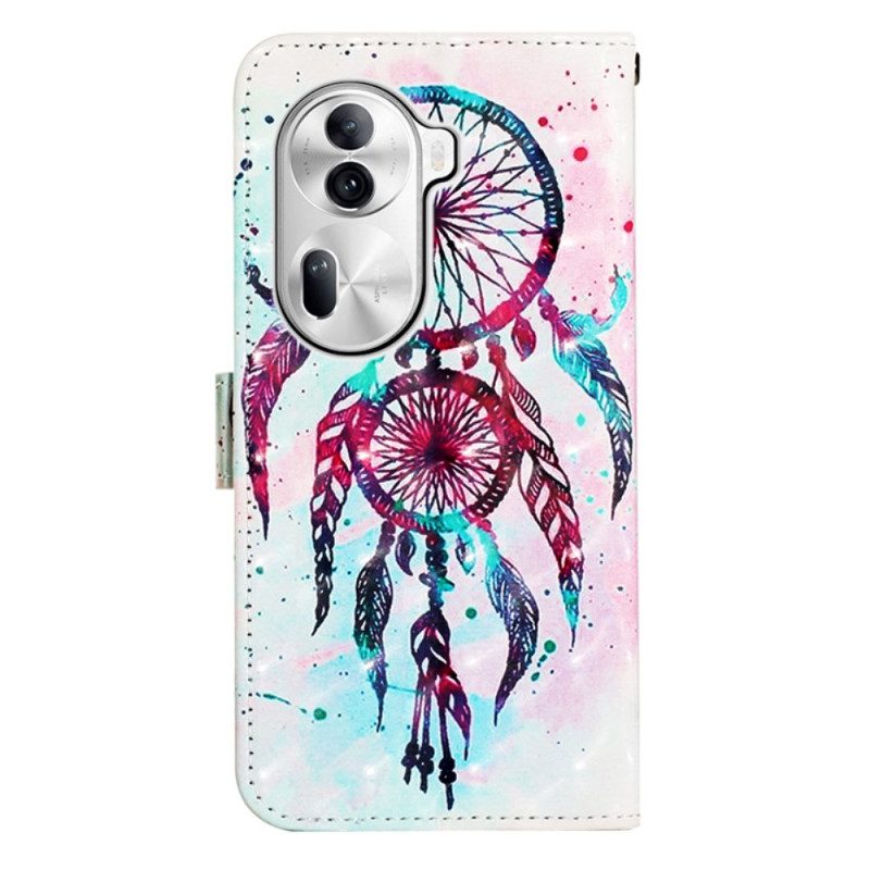 Flip Case Leren Oppo Reno 11 Pro 5g Dromenvanger