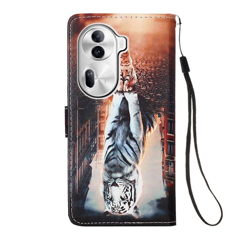 Folio-hoesje Oppo Reno 11 Pro 5g Droom Van Kitten Met Riem