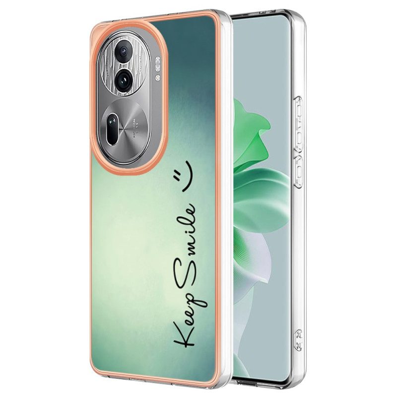 Hoesje Oppo Reno 11 Pro 5g Blijf Lachen Bescherming Hoesje