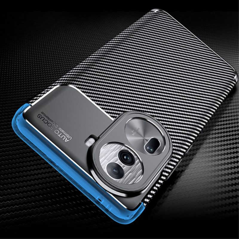 Hoesje Oppo Reno 11 Pro 5g Koolstofvezeltextuur