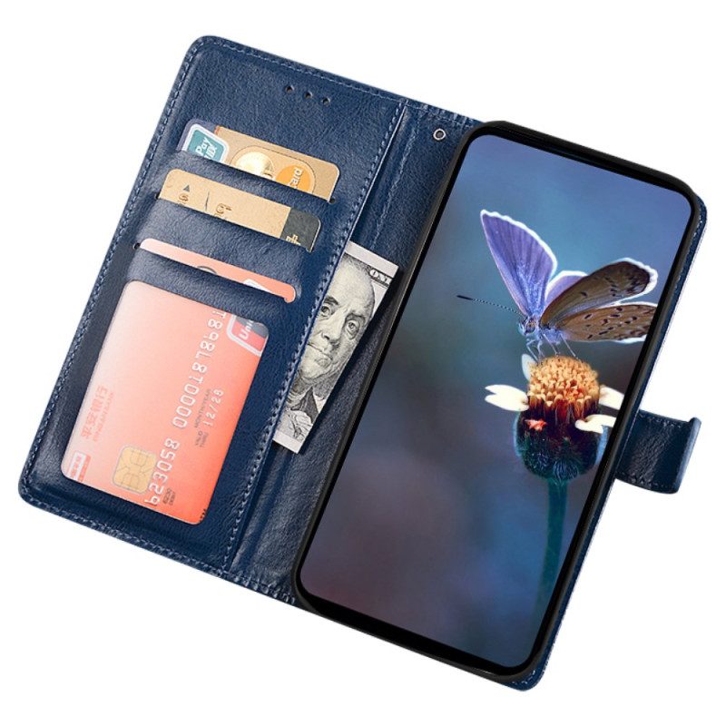 Leren Hoesje Oppo Reno 11 Pro 5g Idewei Ledereffect Bescherming Hoesje