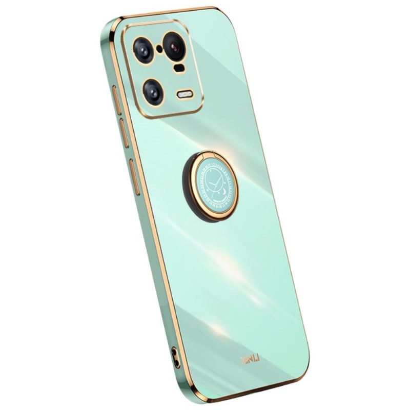 Hoesje voor Xiaomi 13 Pro Ringhouder Met Metaaleffect Xinli