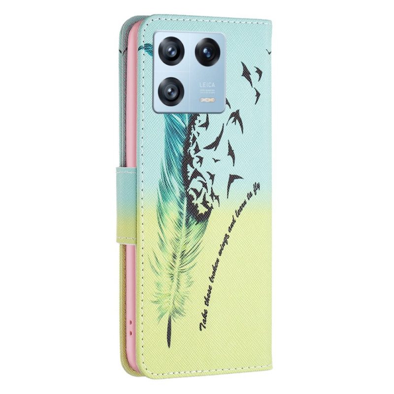 Leren Hoesje voor Xiaomi 13 Pro Veerkracht