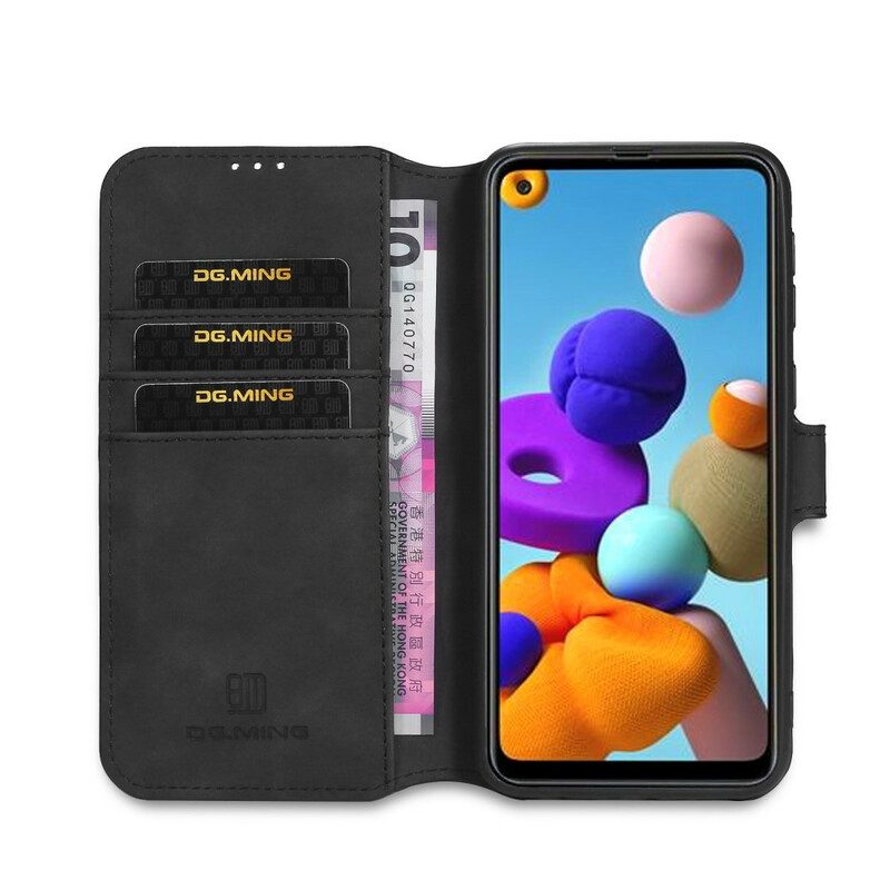 Flip Case voor Samsung Galaxy A21s Dg.ming Retro