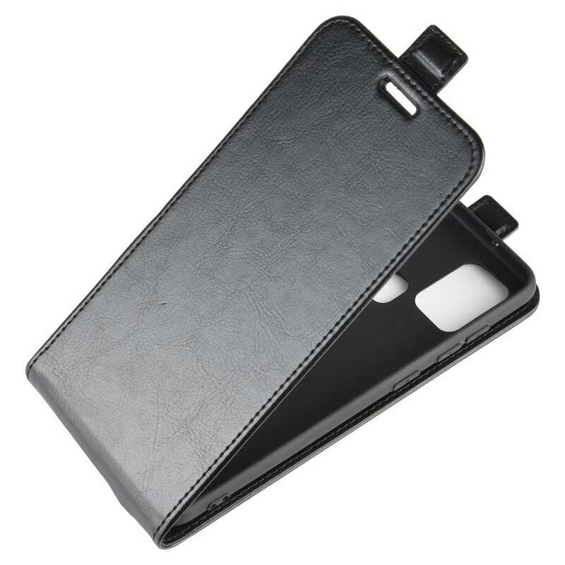 Flip Case voor Samsung Galaxy A21s Folio-hoesje Opvouwbaar Leereffect