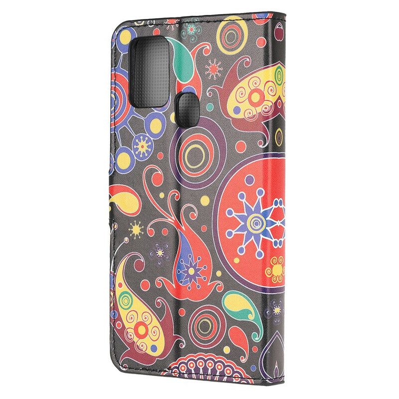 Folio-hoesje voor Samsung Galaxy A21s Galaxy-ontwerp