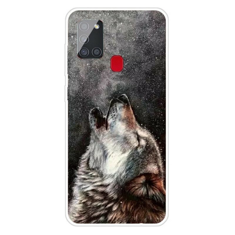 Hoesje voor Samsung Galaxy A21s Sublieme Wolf