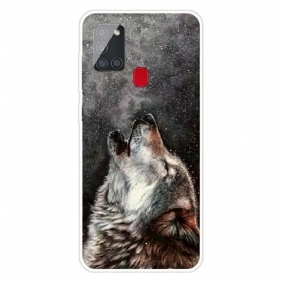 Hoesje voor Samsung Galaxy A21s Sublieme Wolf