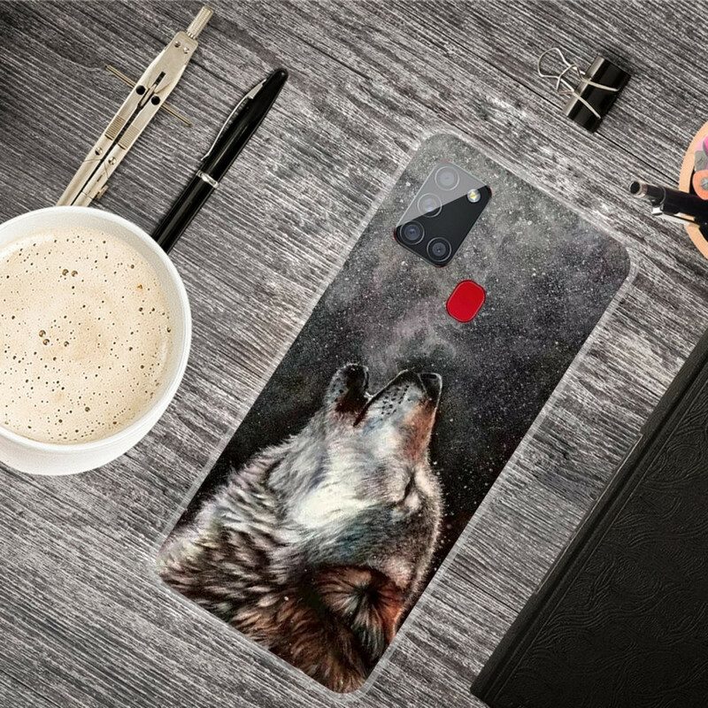 Hoesje voor Samsung Galaxy A21s Sublieme Wolf