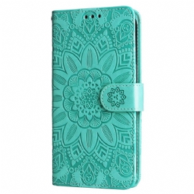 Flip Case Leren Oppo Reno 11f 5g Zonnebloem Zon