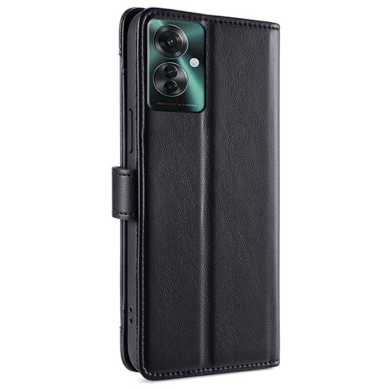 Folio-hoesje Oppo Reno 11f 5g Draagkoord En Schouderband