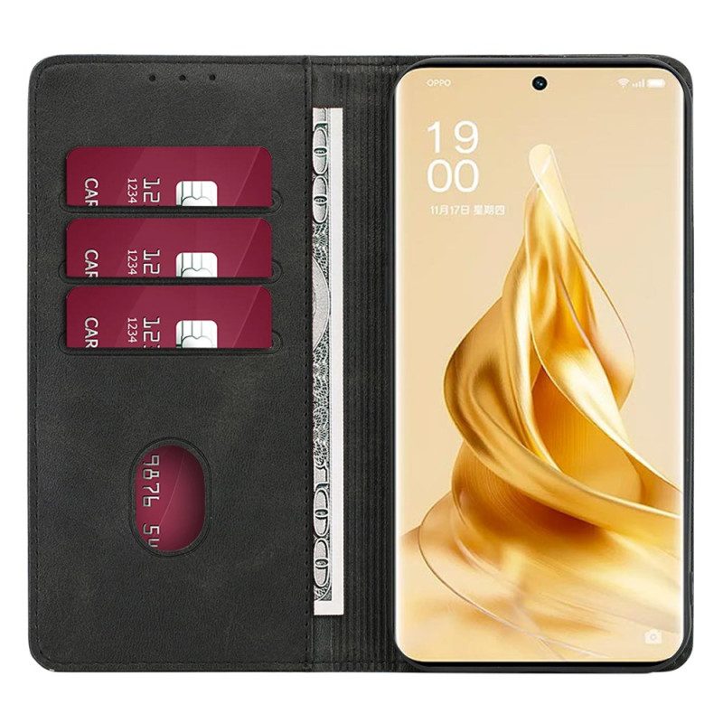 Folio-hoesje Oppo Reno 11f 5g Imitatieleer