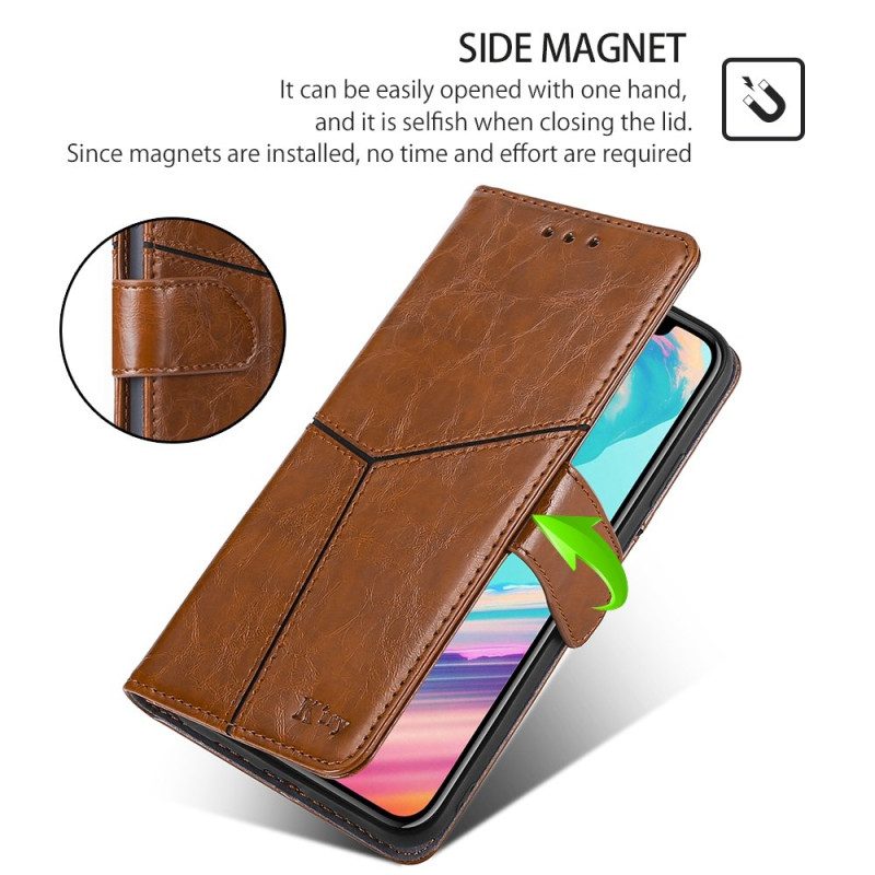 Folio-hoesje Oppo Reno 11f 5g Retro Geometrisch Patroon