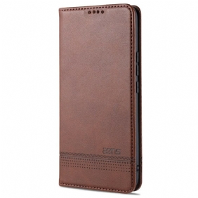 Bescherming Hoesje voor Xiaomi Mi 10 Lite Folio-hoesje Azns Leerstyling