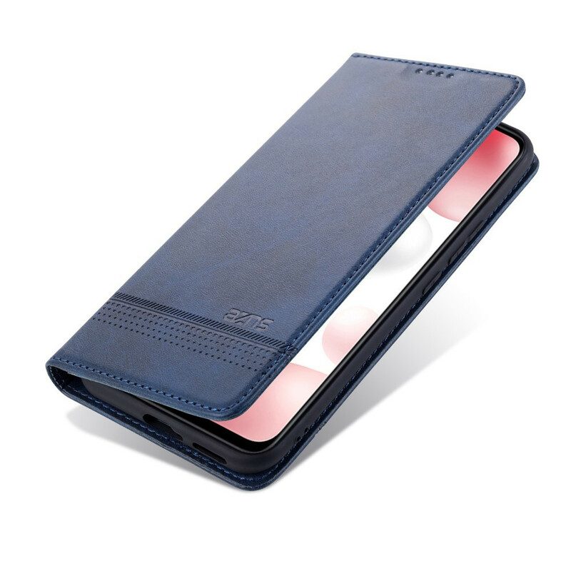 Bescherming Hoesje voor Xiaomi Mi 10 Lite Folio-hoesje Azns Leerstyling