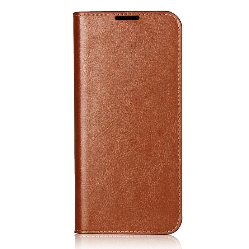 Bescherming Hoesje voor Xiaomi Mi 10 Lite Folio-hoesje Echt Leer