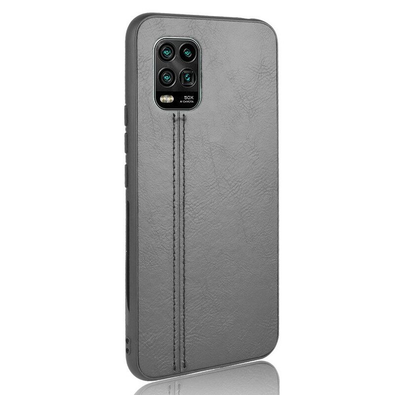 Hoesje voor Xiaomi Mi 10 Lite Couture-leereffect