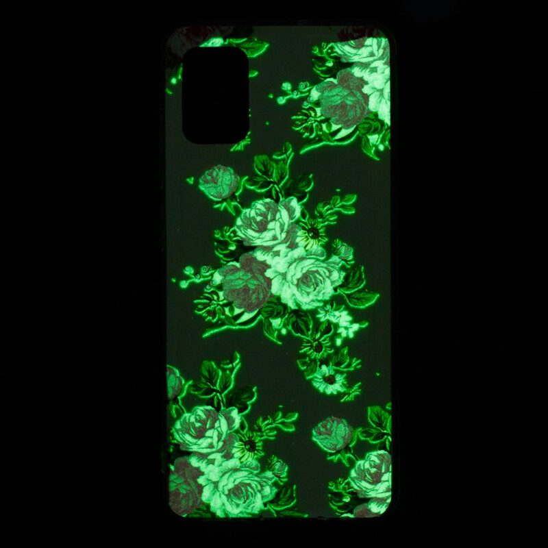 Hoesje voor Xiaomi Mi 10 Lite Fluorescerende Vrijheidsbloemen