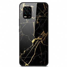 Hoesje voor Xiaomi Mi 10 Lite Supreme Marmer Gehard Glas