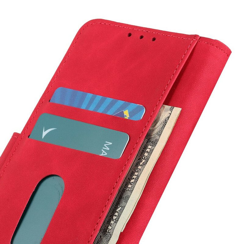 Leren Hoesje voor Xiaomi Mi 10 Lite Mat Vintage Leereffect Khazneh