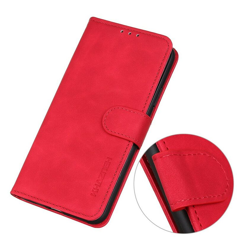 Leren Hoesje voor Xiaomi Mi 10 Lite Mat Vintage Leereffect Khazneh