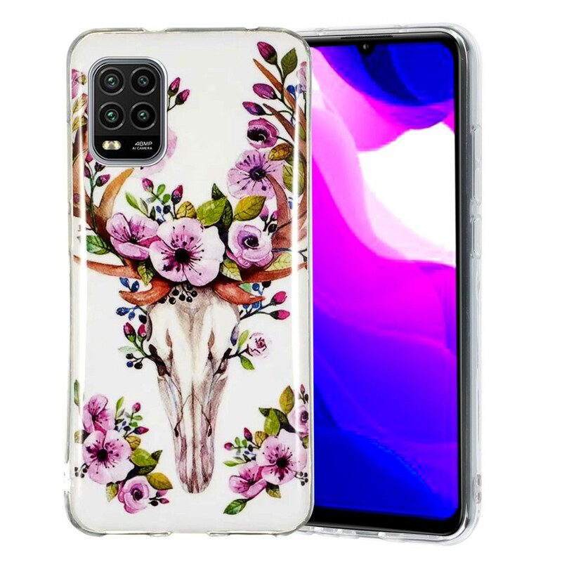 Telefoonhoesje voor Xiaomi Mi 10 Lite Fluorescerende Bloemenelanden