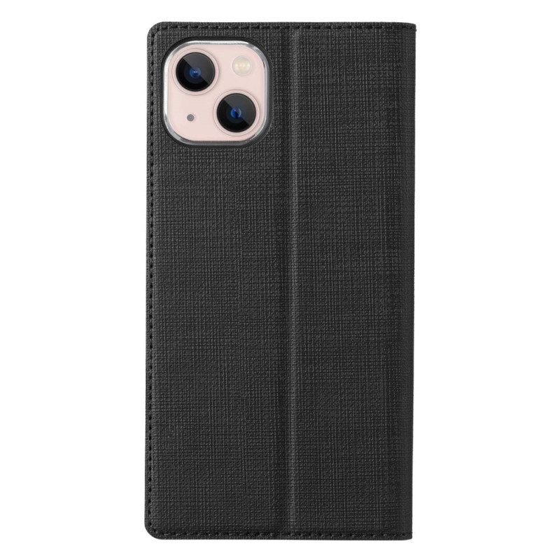 Bescherming Hoesje voor iPhone 14 Plus Folio-hoesje Getextureerde Vili Dmx