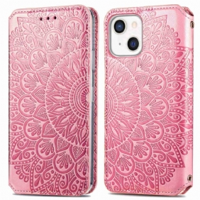 Bescherming Hoesje voor iPhone 14 Plus Folio-hoesje Mandala