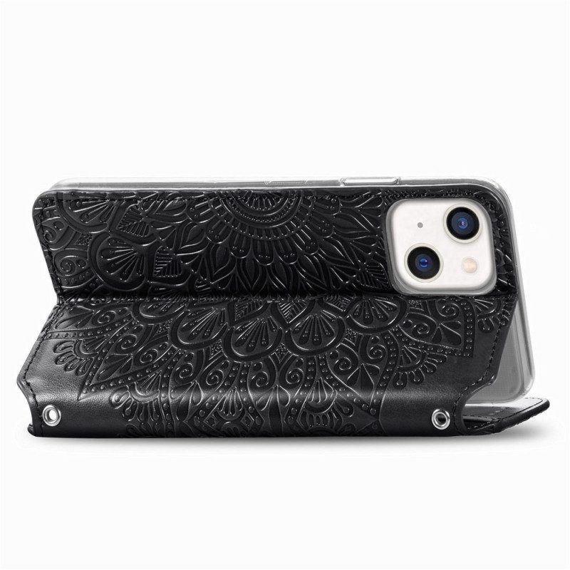 Bescherming Hoesje voor iPhone 14 Plus Folio-hoesje Mandala